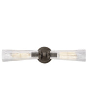 Jude 2-Light Bath Vanity Light in Black Oxide