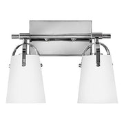 Foster 2-Light Bath Vanity Light in Chrome