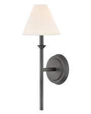 Greta Bath Sconce in Blackened Brass