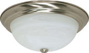15.25" 3-Light Flush Mount in Brushed Nickel
