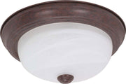 13.25" 2-Light Flush Mount in Old Bronze