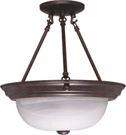 13.25" 2-Light Semi-Flush Mount in Old Bronze
