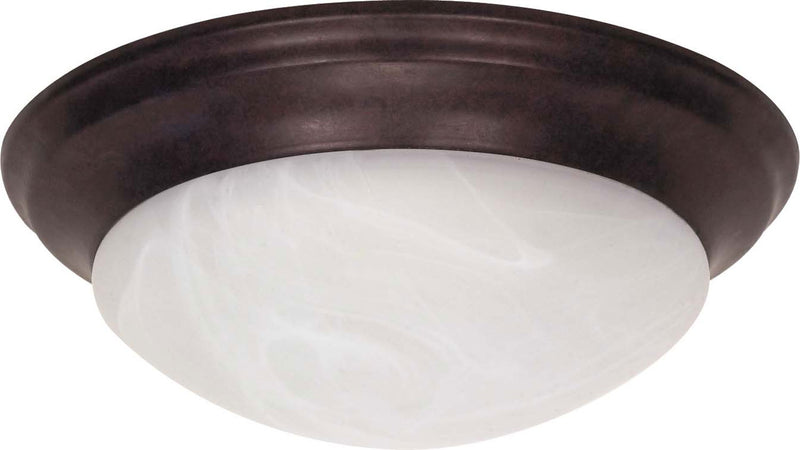 14" Twist Lock Flush Fixture in Old Bronze