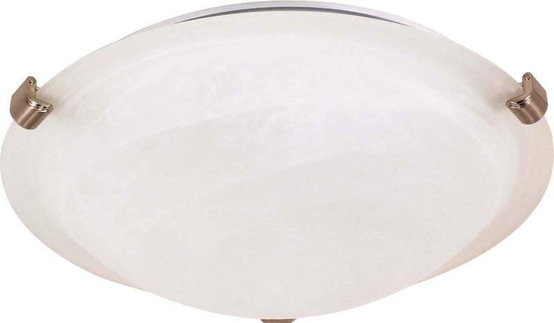 16" Tri Clip Flush Fixture in Brushed Nickel