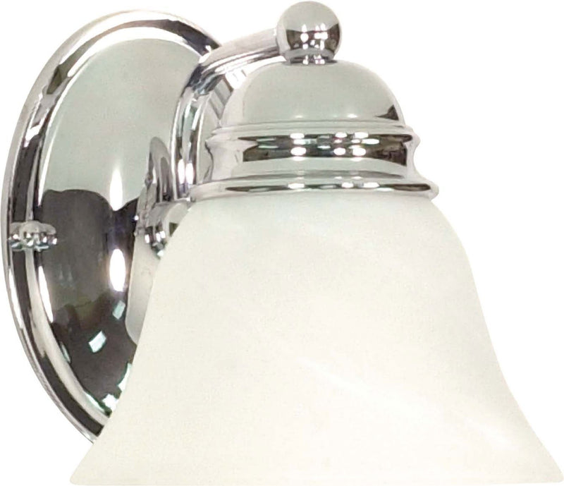 Empire Bath Sconce in Polished Chrome