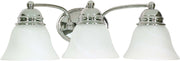 Empire 3-Light Bath Vanity Light in Polished Chrome