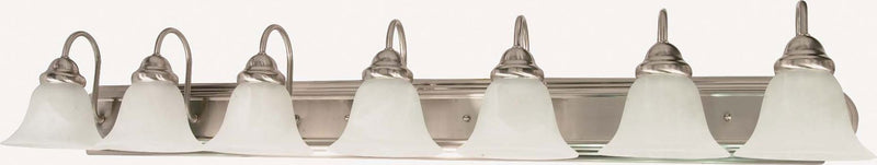 Ballerina 7-Light Bath Vanity Light in Brushed Nickel
