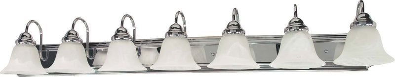 Ballerina 7-Light Bath Vanity Light in Polished Chrome