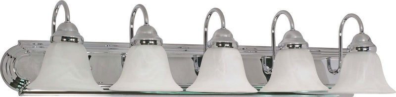 Ballerina 5-Light Bath Vanity Light in Polished Chrome
