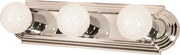 18" 3-Light Bath Vanity Light in Polished Chrome