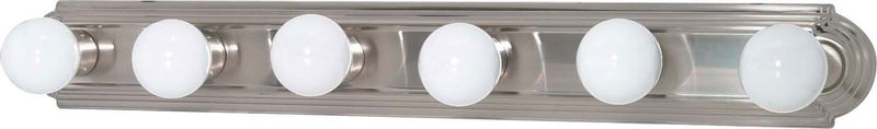 36" 6-Light Bath Vanity Light in Brushed Nickel