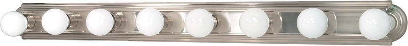 48" 8-Light Bath Vanity Light in Brushed Nickel