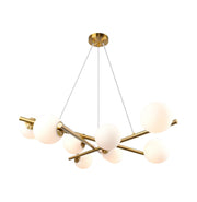 Modena 9-Light Chandelier in Plated Brushed Brass