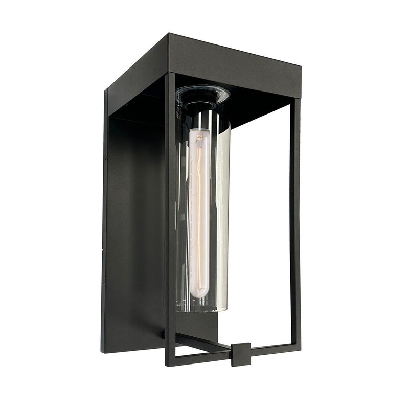 Gardenbrooke 16" Outdoor Wall Lantern in Black