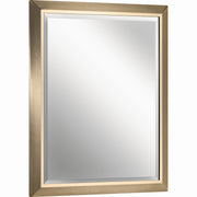 Rectangular Vanity Mirror 24" x 30" in Champagne Bronze