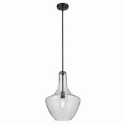 Everly 14" Pendant in Black
