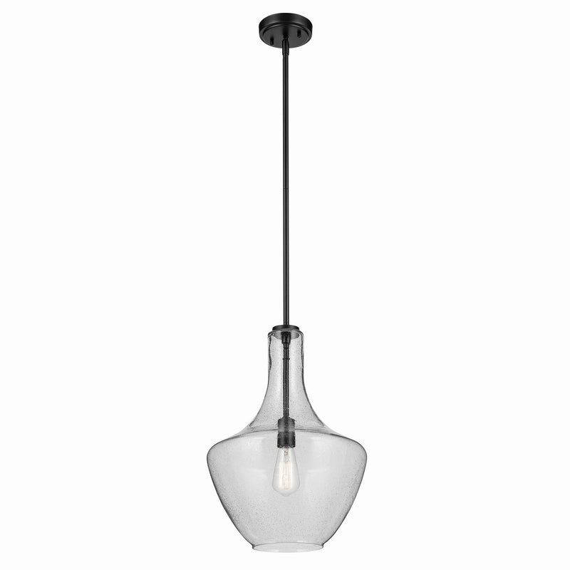 Everly 14" Pendant in Black