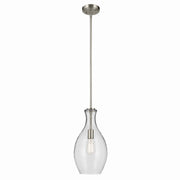 Everly 9" Mini Pendant in Brushed Nickel