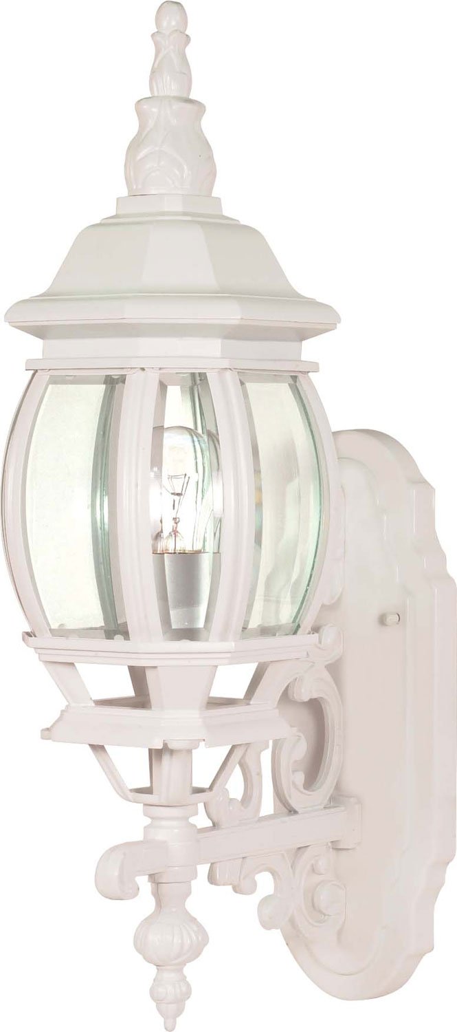 Central Park Outdoor Wall Lantern in White