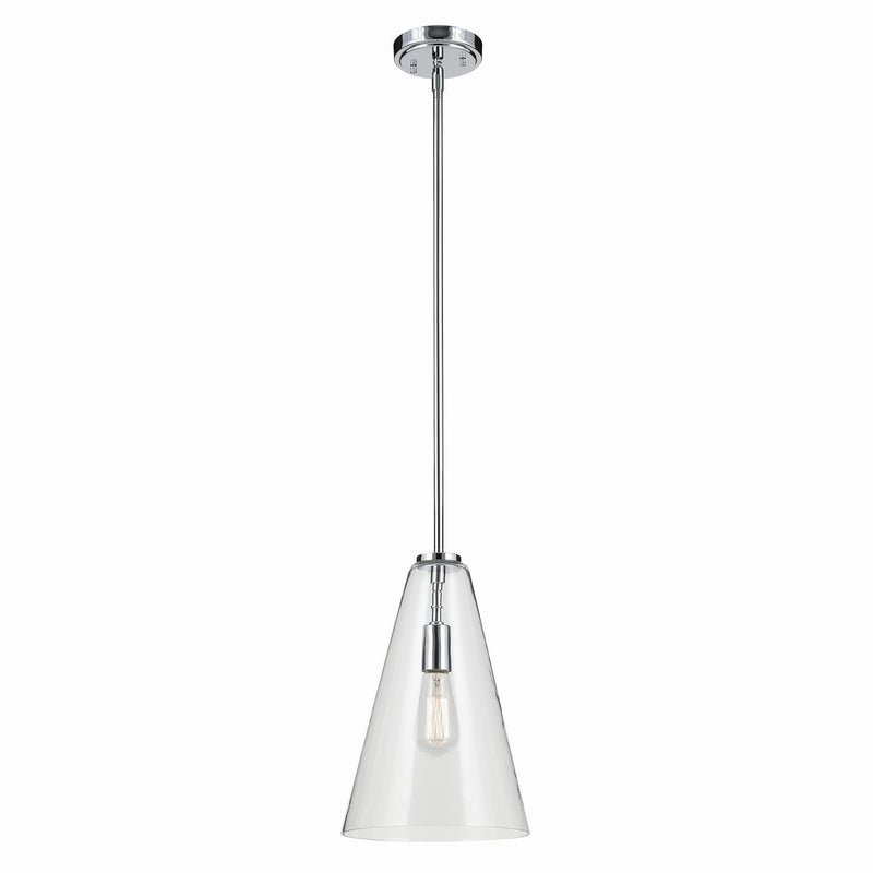 Everly 10.25" Pendant in Chrome