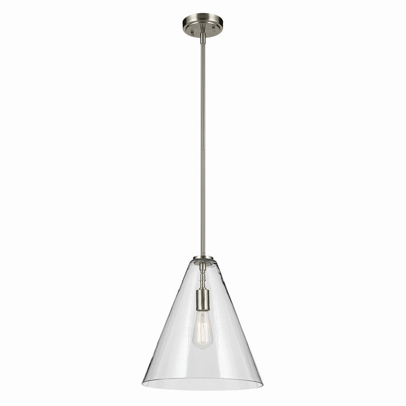 Everly 14.25" Pendant in Brushed Nickel