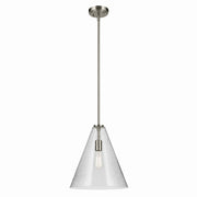 Everly 14.25" Pendant in Brushed Nickel