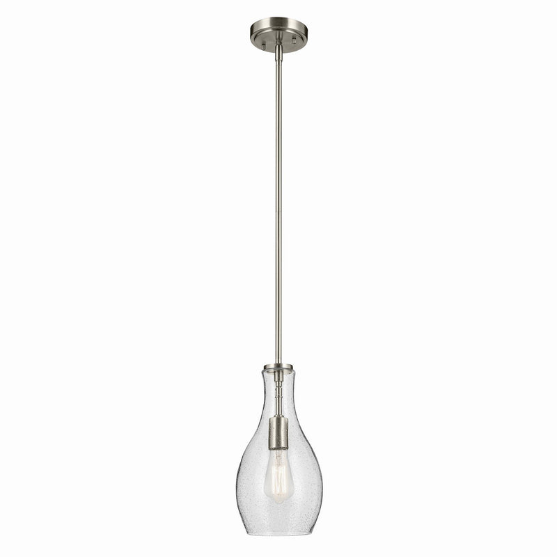 Everly 7" Mini Pendant in Brushed Nickel
