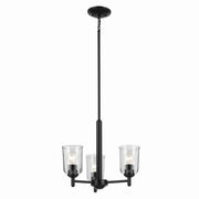 Shailene 3-Light Chandelier in Black