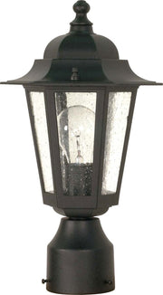 Cornerstone Outdoor Post Light in Textured Black