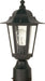 Cornerstone 1-Light Post Lantern in Textured Black