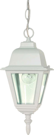 Briton Outdoor Lantern Pendant in White