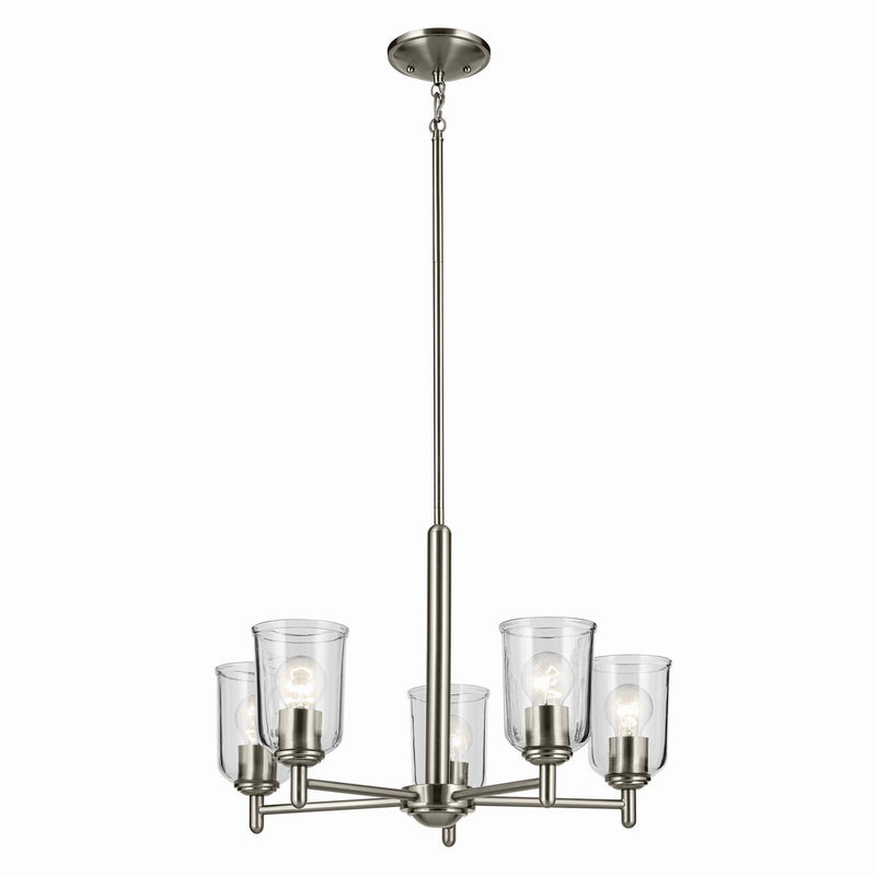 Shailene 5-Light Chandelier in Brushed Nickel