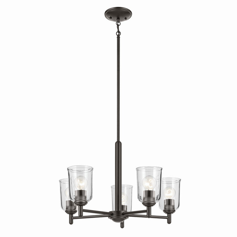 Shailene 5-Light Chandelier in Olde Bronze