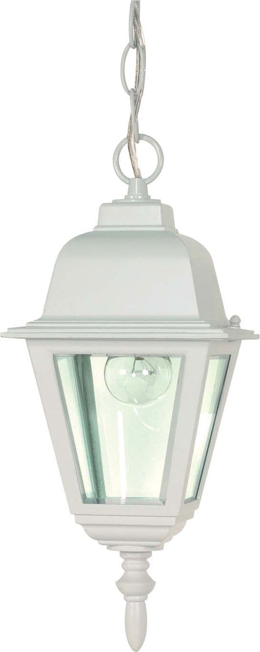 Briton 1-Light 10" Hangng Lantern in White