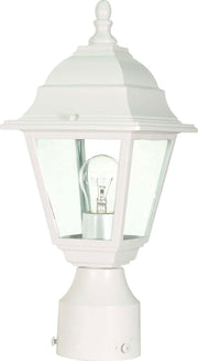 Briton Outdoor Post Light in White