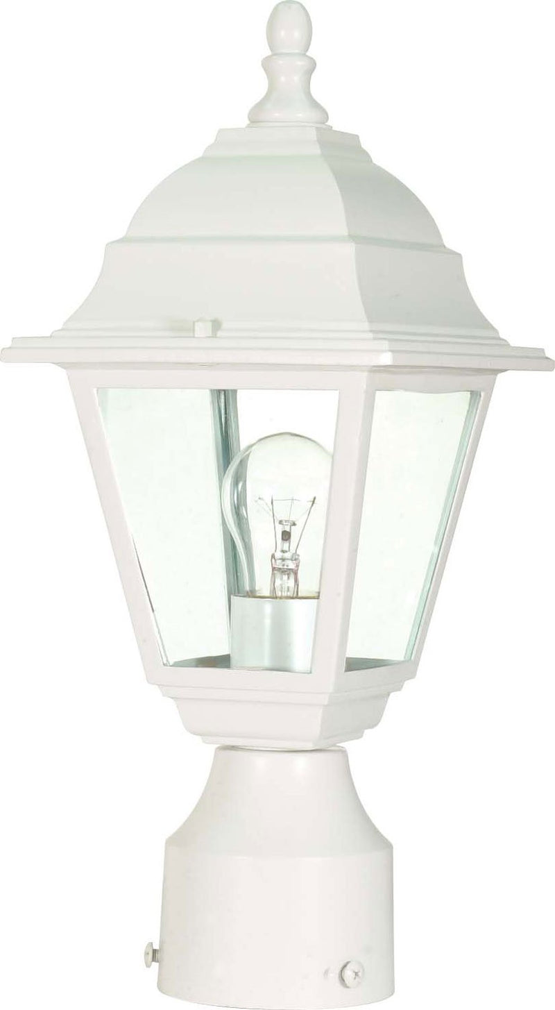 Briton Outdoor Post Light in White