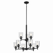 Shailene 9-Light Chandelier in Black