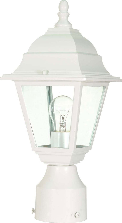 Briton Outdoor Post Light in White