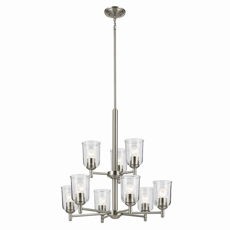 Shailene 9-Light Chandelier in Brushed Nickel