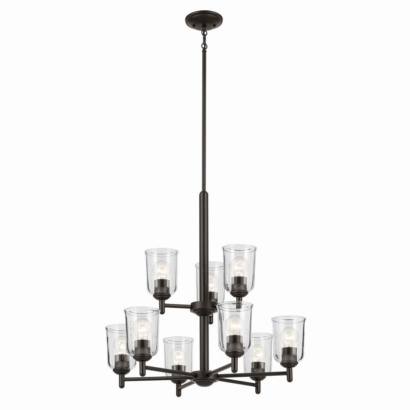 Shailene 9-Light Chandelier in Olde Bronze