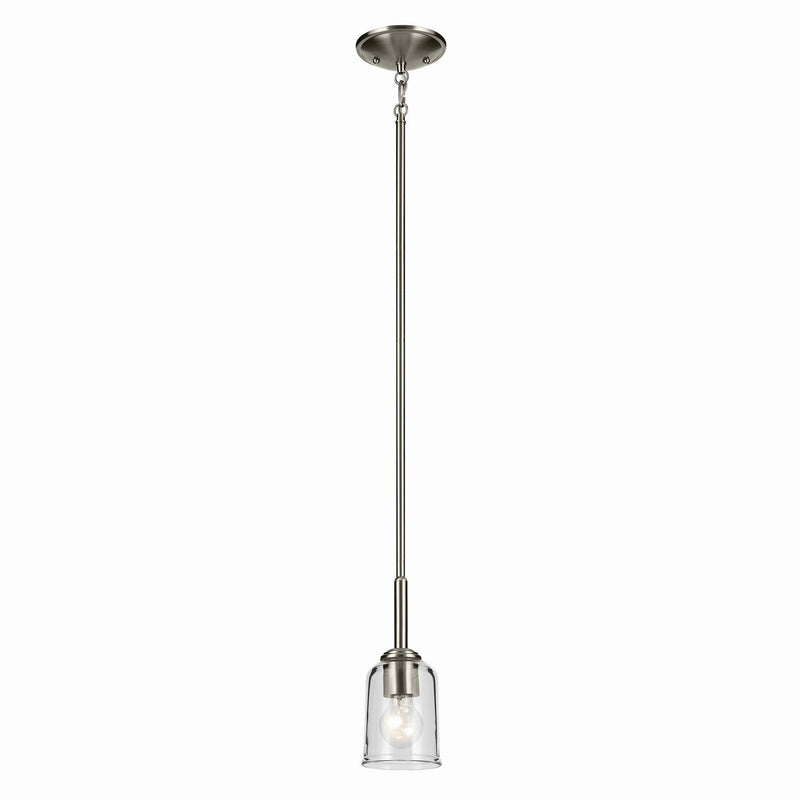 Shailene Mini Pendant in Brushed Nickel