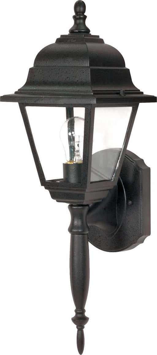 Briton 1-Light 18" Wall Lantern in Textured Black