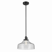 Avery 14.5" Bell Pendant in Black