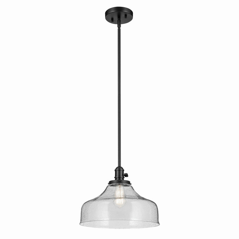 Avery 14.5" Bell Pendant in Black