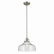 Avery 14.5" Bell Pendant in Brushed Nickel