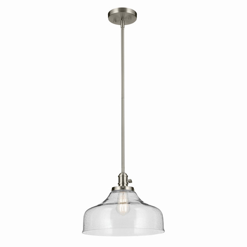 Avery 14.5" Bell Pendant in Brushed Nickel