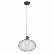 Avery 14.5" Globe Pendant in Olde Bronze