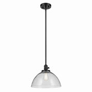 Avery 14" Bell Pendant in Black