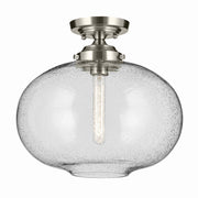 Avery 14.5" Semi-Flush Mount in Brushed Nickel