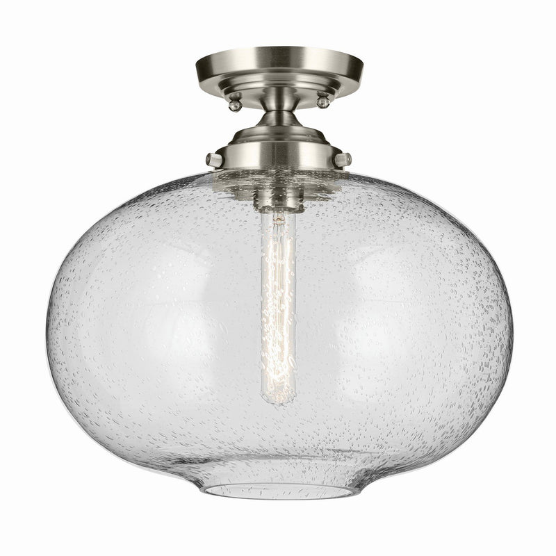 Avery 14.5" Semi-Flush Mount in Brushed Nickel